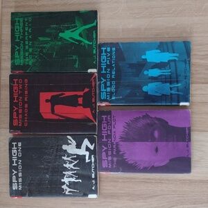 Spy  High Missions 1 - 5 Former Library Paperbacks Vintage 2003 Complete Series
